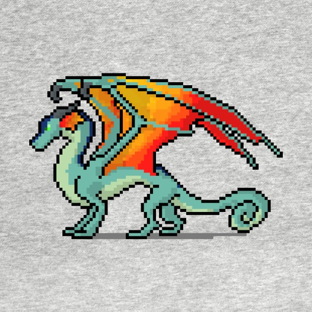 Glory Rainwing Pixel Art by IceOfWaterflock